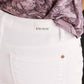 Bright White Capris