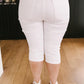 Bright White Capris