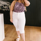 Bright White Capris