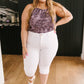 Bright White Capris