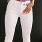 Bright White Capris