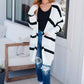 Brighter is Better Striped Cardigan in Ivory