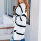 Brighter is Better Striped Cardigan in Ivory
