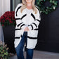 Brighter is Better Striped Cardigan in Ivory