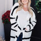 Brighter is Better Striped Cardigan in Ivory