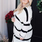Brighter is Better Striped Cardigan in Ivory