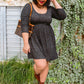 Brightest Star Dress In Charcoal