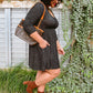 Brightest Star Dress In Charcoal