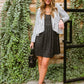 Brightest Star Dress In Charcoal