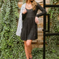 Brightest Star Dress In Charcoal