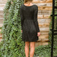 Brightest Star Dress In Charcoal