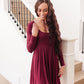 Brightest Star Dress in Plum