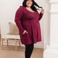Brightest Star Dress in Plum