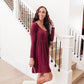 Brightest Star Dress in Plum