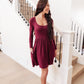 Brightest Star Dress in Plum
