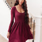 Brightest Star Dress in Plum