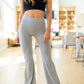 Brighton Flare Leggings in Light Gray