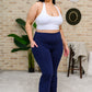 Brighton Flare Leggings in Navy