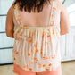 Brilliant Blossom Swiss Dot Tank