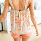 Brilliant Blossom Swiss Dot Tank