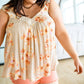 Brilliant Blossom Swiss Dot Tank