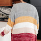 Bring the Warmth Color Block Cardigan