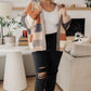 Brown Sugar and Molasses Checkered Cardigan