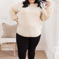 RACK SALE Bubbly B Sweater In Ivory - S/M