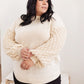 RACK SALE Bubbly B Sweater In Ivory - S/M