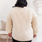 RACK SALE Bubbly B Sweater In Ivory - S/M