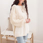 RACK SALE Bubbly B Sweater In Ivory - S/M