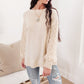 RACK SALE Bubbly B Sweater In Ivory - S/M