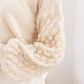 RACK SALE Bubbly B Sweater In Ivory - S/M