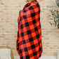 Buffalo Plaid Blanket In Red & Black