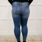 Buffalo Plaid Peek-A-Boo Skinnies