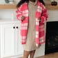 Passion in Plaid Coat in Pink