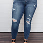 Judy Blue Vintage Indigo Cropped Skinny Jeans