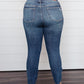 Judy Blue Vintage Indigo Cropped Skinny Jeans