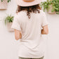 Buttons and Henley Top in Seashell