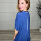The Remix Mineral Washed Oversized T-Shirt in Light Navy