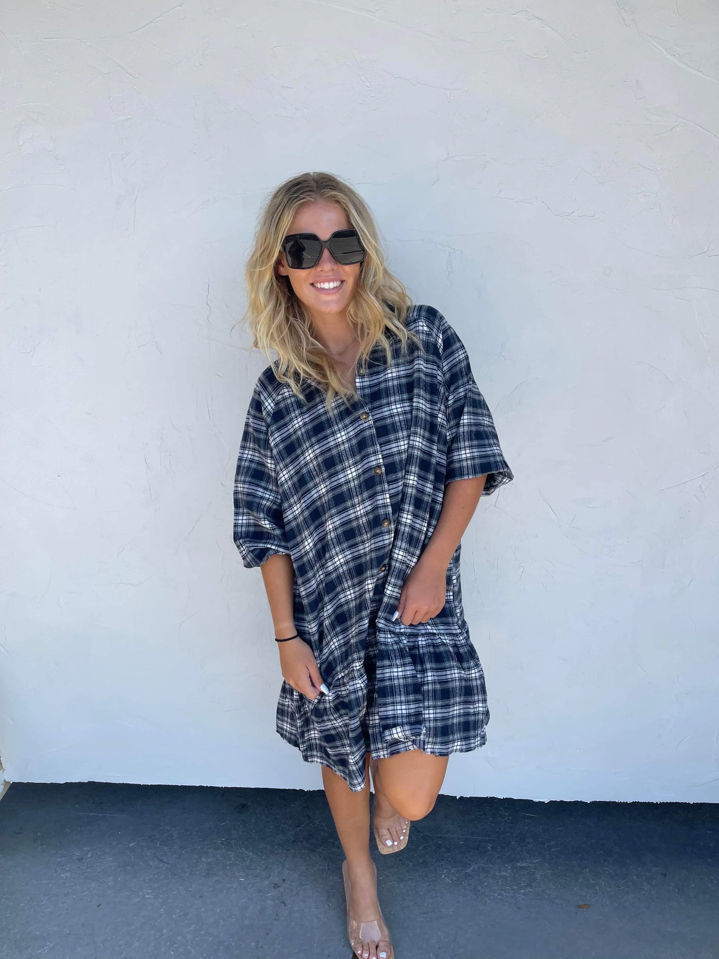 PREORDER: Maxwell Plaid Dress in Three Colors