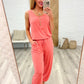 Relaxing Weekend Sleeveless Jumpsuit