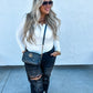 PREORDER: Black Urban Distressed Crop Jeans