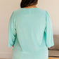 Cali Blouse in Neon Blue