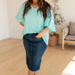 Cali Blouse in Neon Blue