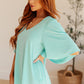 Cali Blouse in Neon Blue