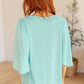 Cali Blouse in Neon Blue