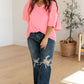Cali Blouse in Neon Pink