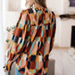 Call It What It Is Mod Print Blouse