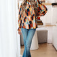 Call It What It Is Mod Print Blouse